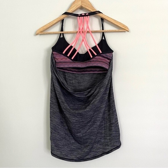 Lululemon Lighten Up Tank, Heathered Navy, Size 4 NWOT - Picture 3 of 9